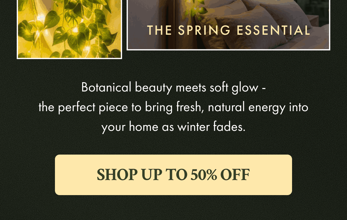 SHOP UP TO 50% OFF