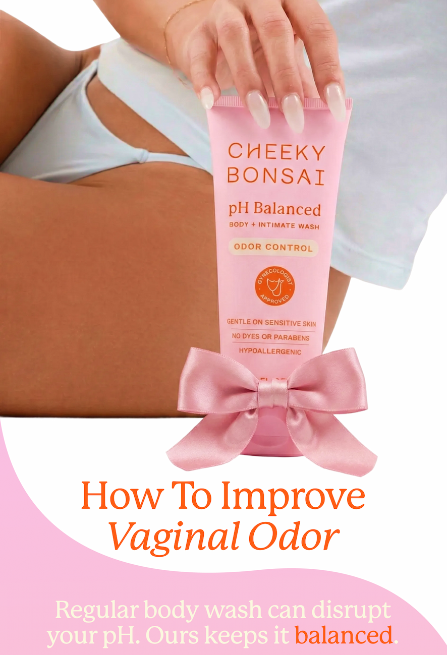 HOW TO IMPROVE VAGINAL ODOR. regular body wash can disrupt your pH. Ours keeps it balanced