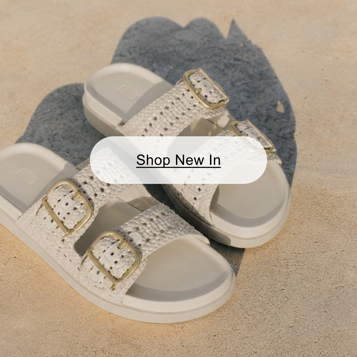GEN-FF Woven Two-Bar Slides - Cream