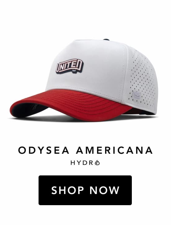 Odysea Americana HYDRO in White/Red/Navy