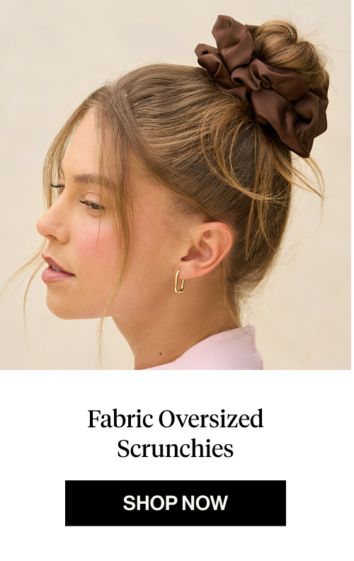Black & Chocolate Oversized Scrunchies