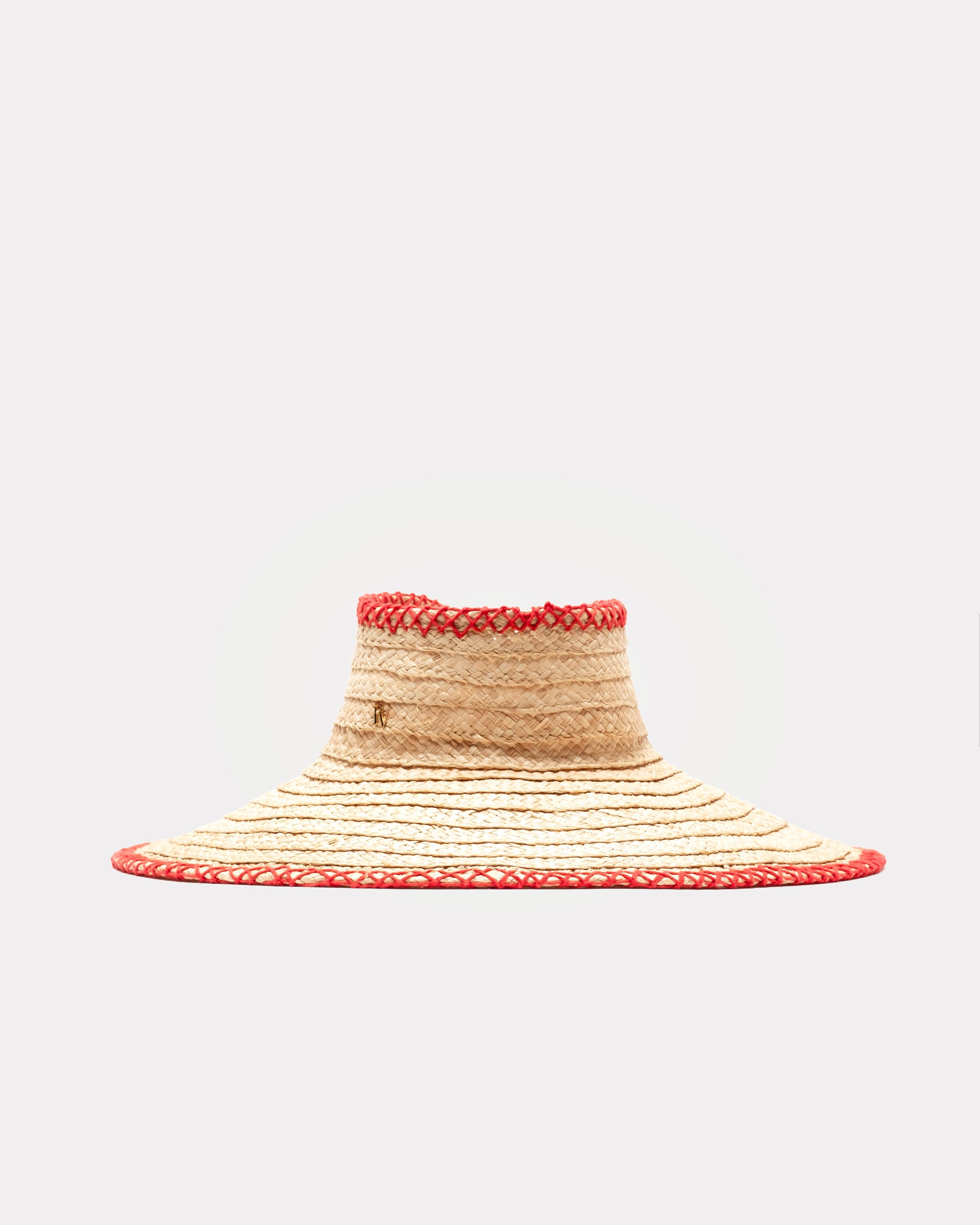 Rollable Raffia Visor 