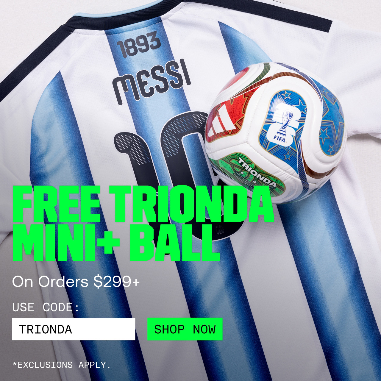 FREE Trionda Mini+ Ball w/ orders $299+