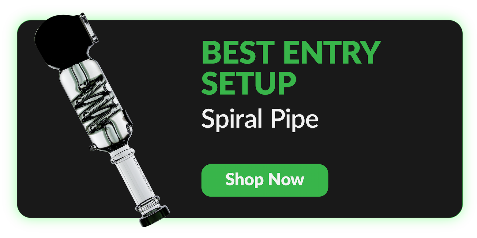 Spiral Pipe with coiled glycerin chamber