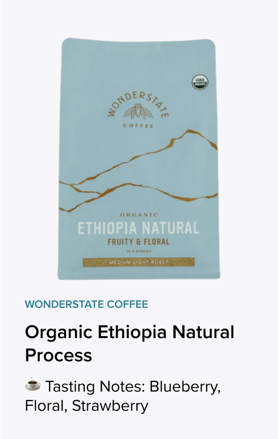 Wonderstate Coffee - Organic Ethiopia Natural Process