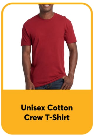 Unisex Cotton Crew T-Shirt