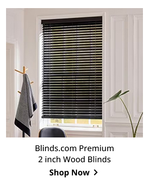 Blinds.com Premium 2 inch Wood Blinds | Shop Now >
