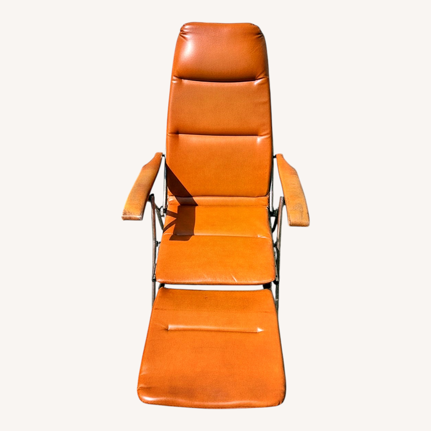 Image of Vintage Italian Folding Lounge Chair, 1970s