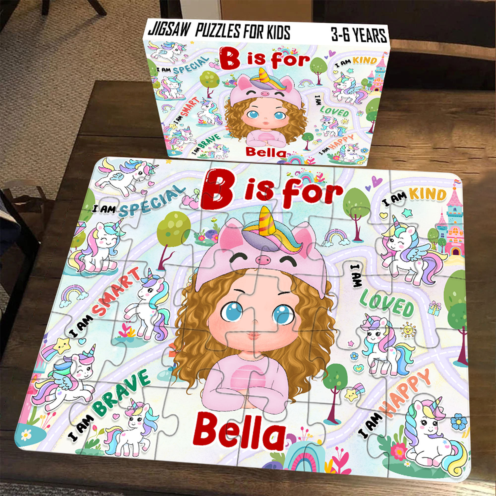 Image of Personalized Puzzle - Jigsaw Puzzle Personalized - My Dream City Puzzle | Birthday Gift, Christmas Gift For Kids - Trendy 2024 (45791)