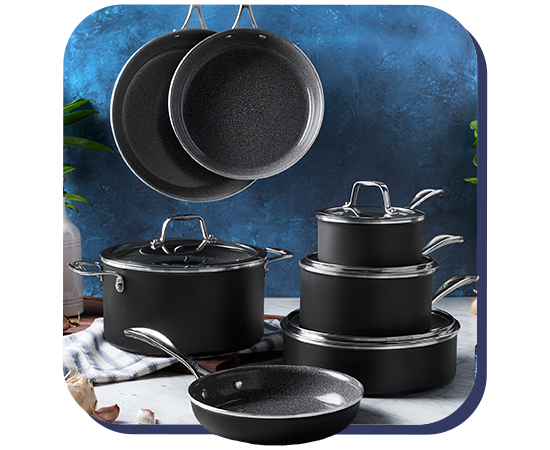 Henckels Capri Ceramic 11-Piece Cookware Set