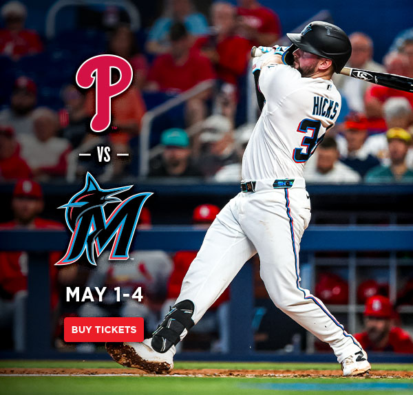 Phillies Series May 1-4 - Buy Tickets