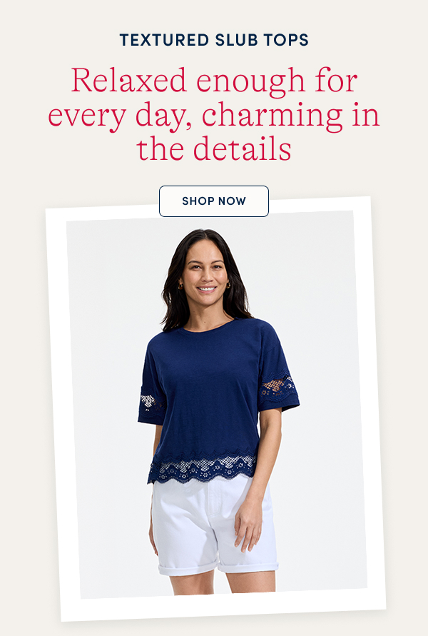 Textured Slub Tops