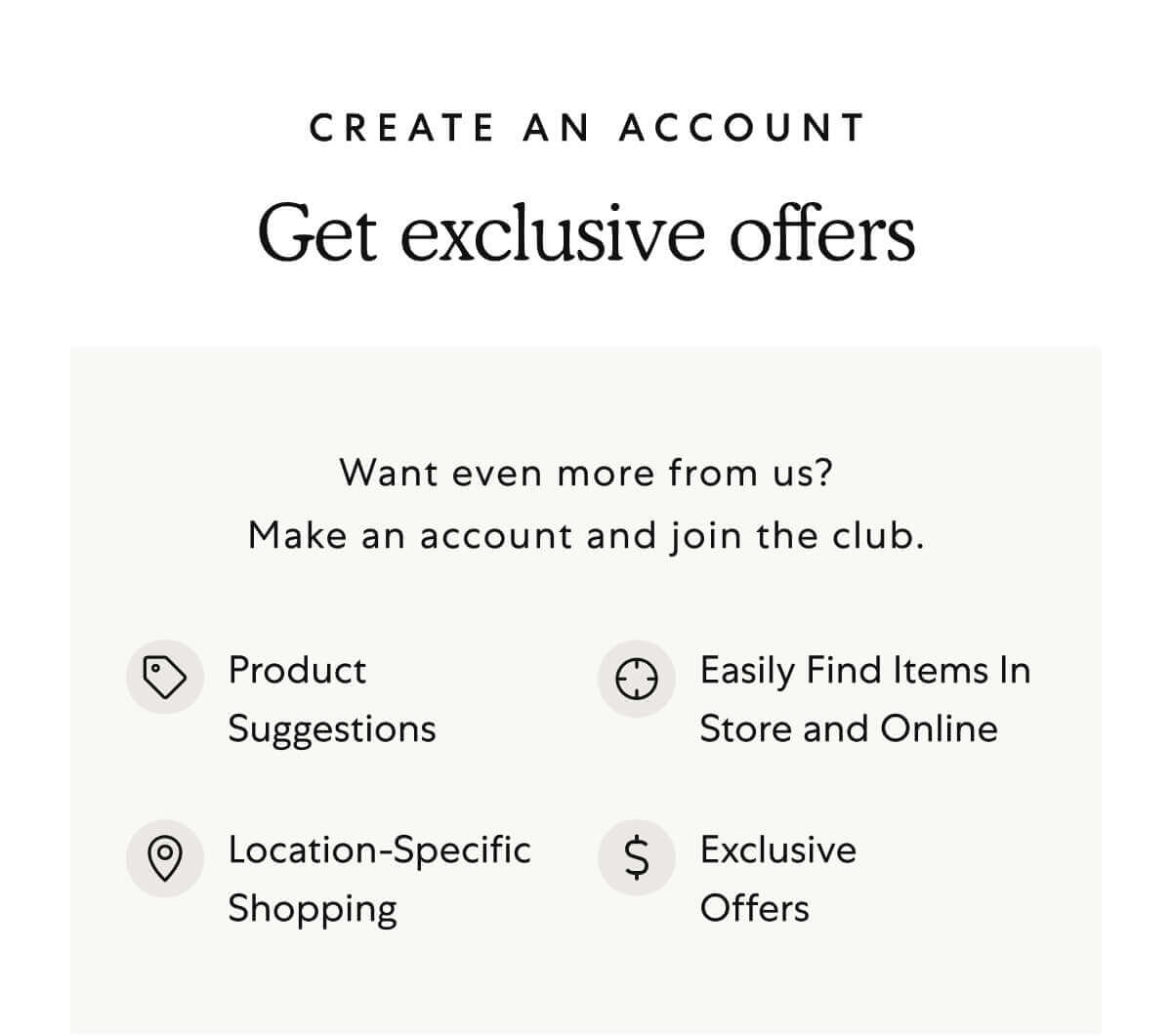 Create an Account