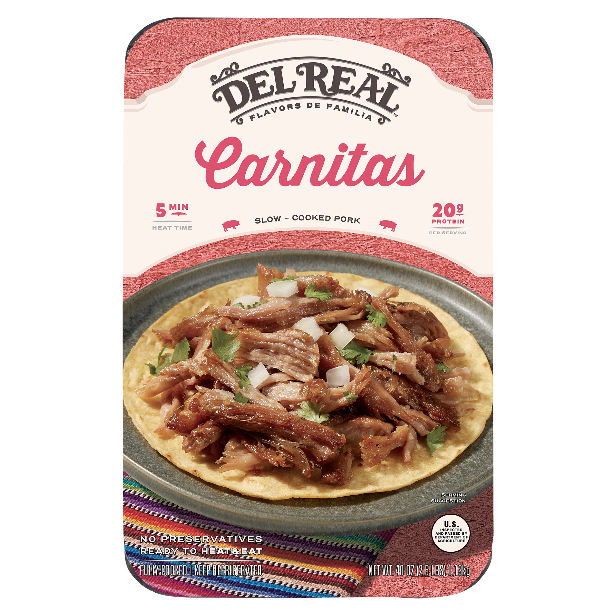 Del Real Pork Carnitas