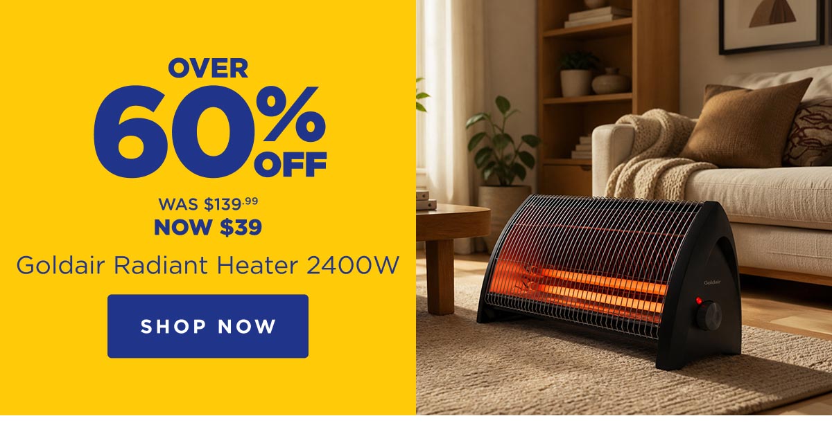 Goldair Radiant Heater 2400W