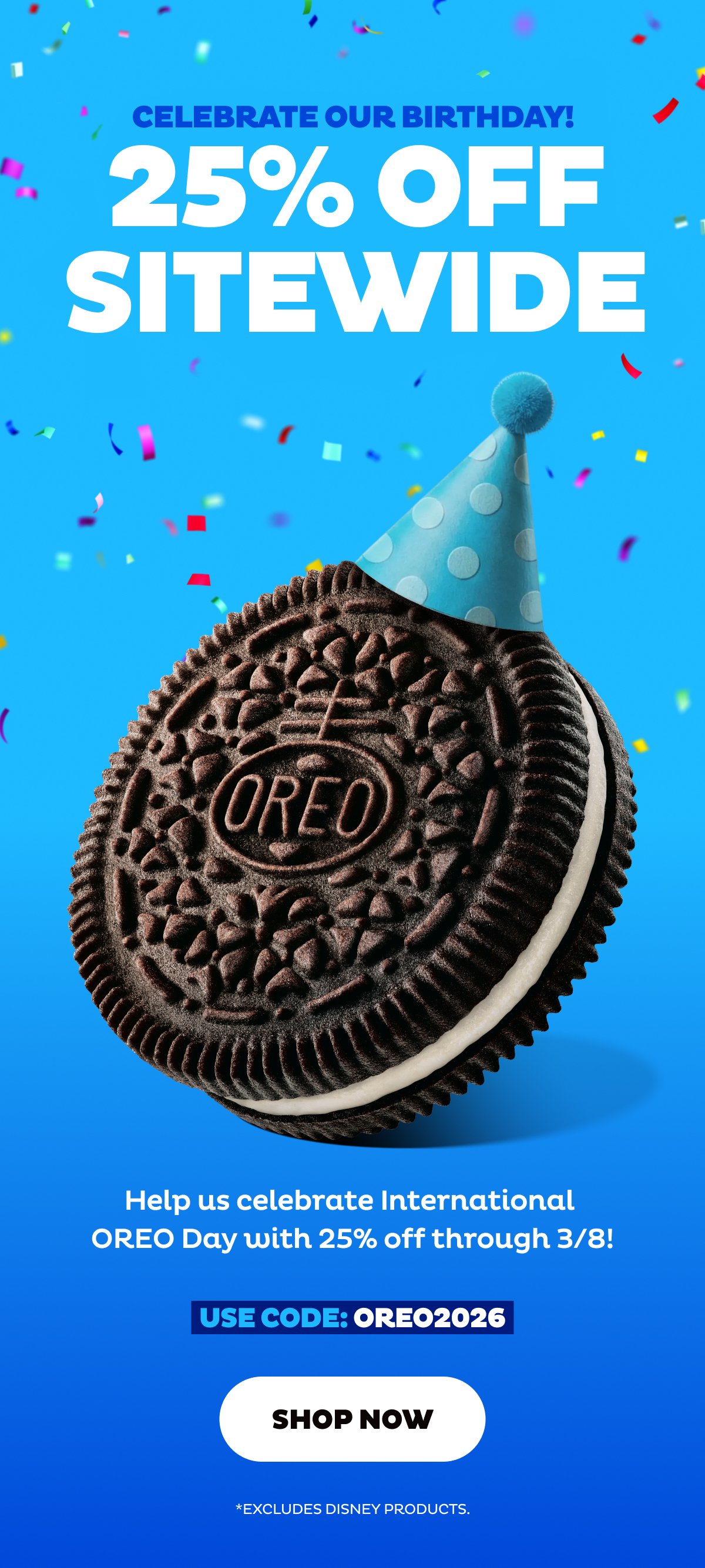Celebrate Our Birthday 25% Off Sitewide