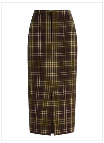 ERDEM Crystal Embroidered Pencil Skirt