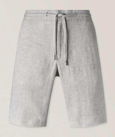 Patrick Assaraf - Linen Drawstring Shorts