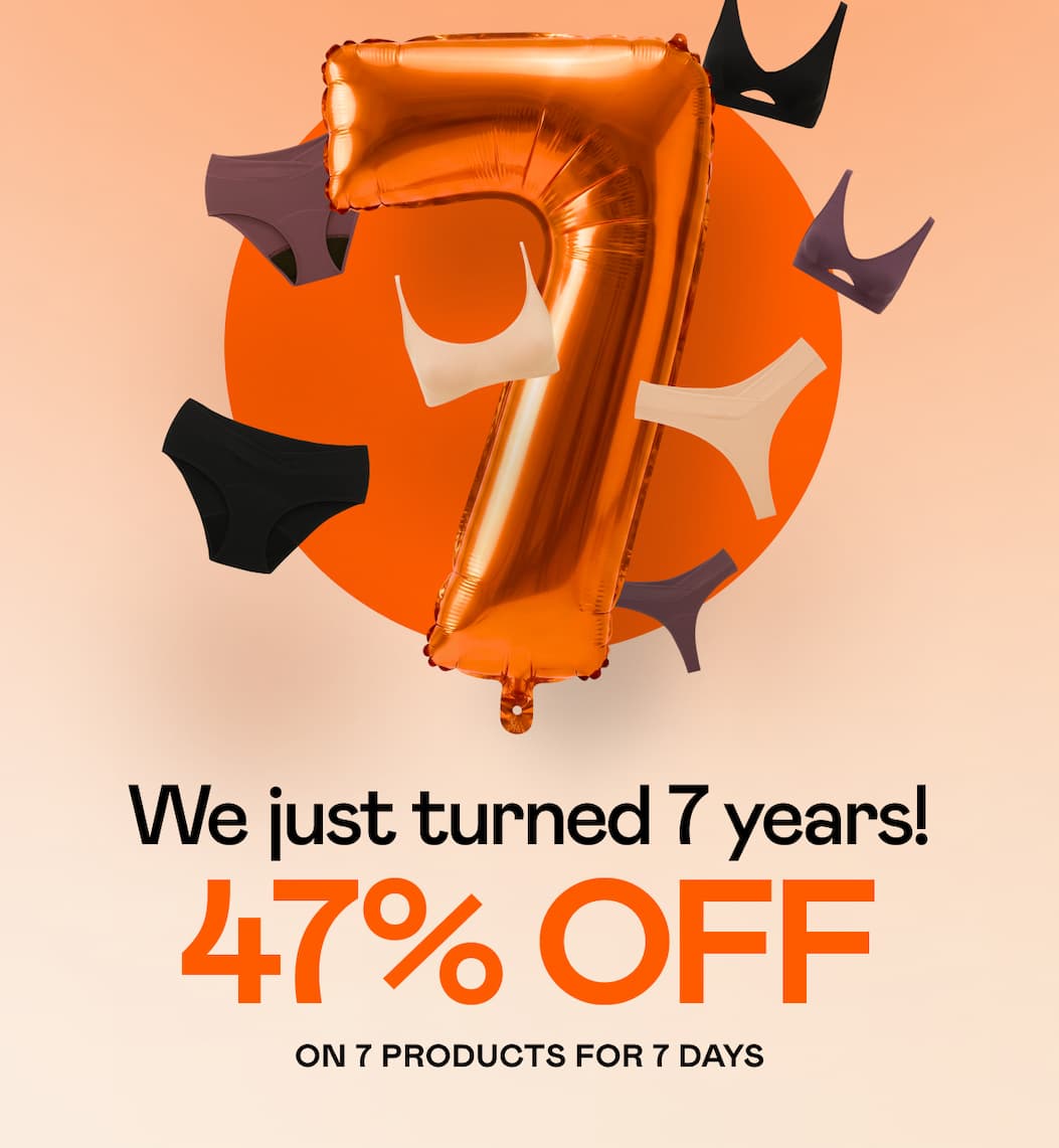 We just turned 7 years! 47% OFF on 7 products for 7 days