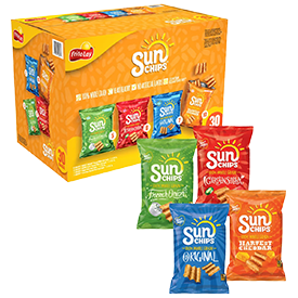 SunChips Whole Grain, Variety, 1.5 oz, 30-Count