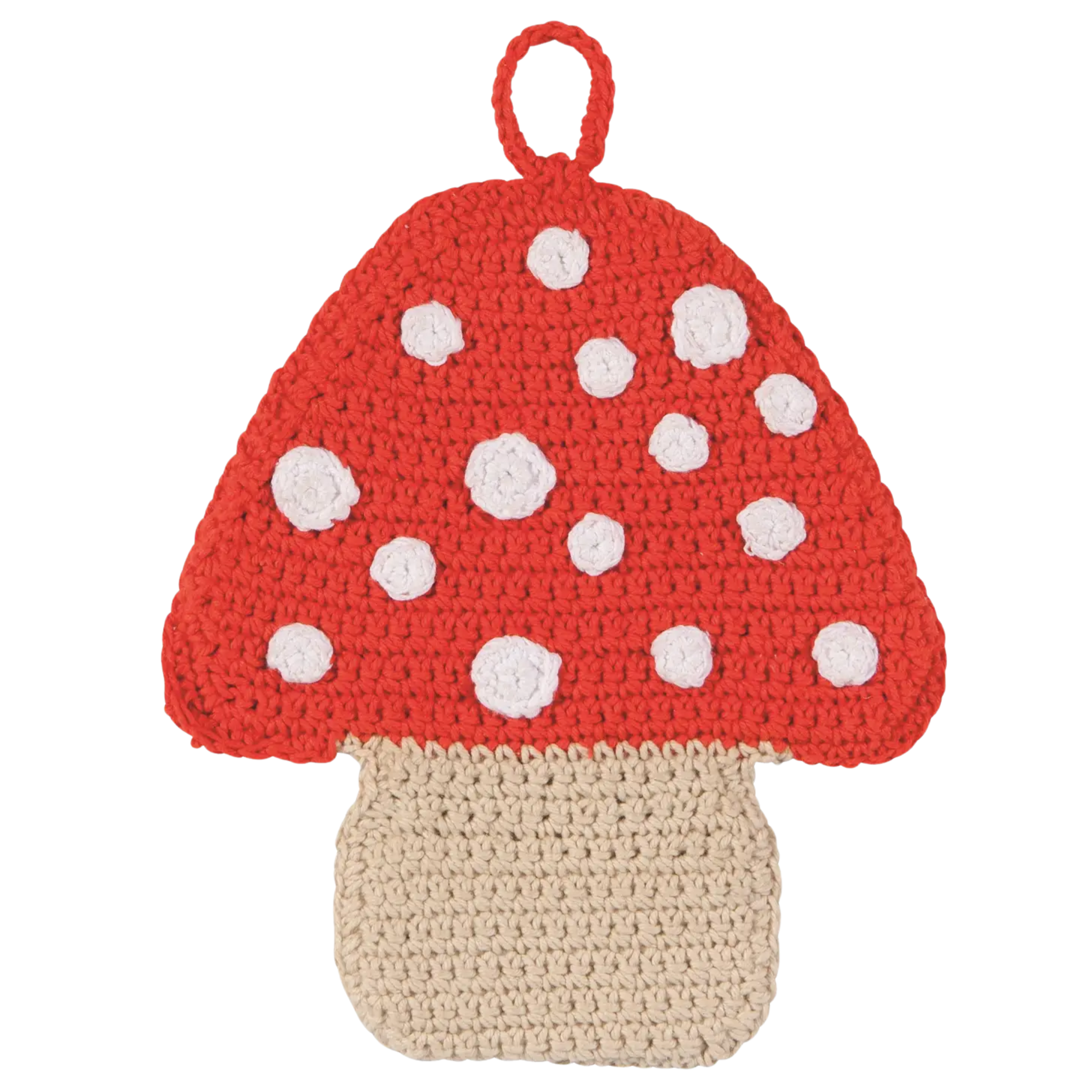 Image of Toadstool Crochet Trivet