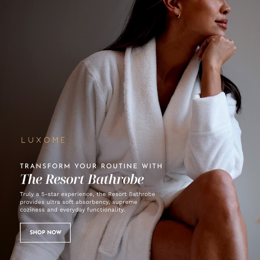 Transform your routine with  The Resort Bathrobe | SHOP NOW