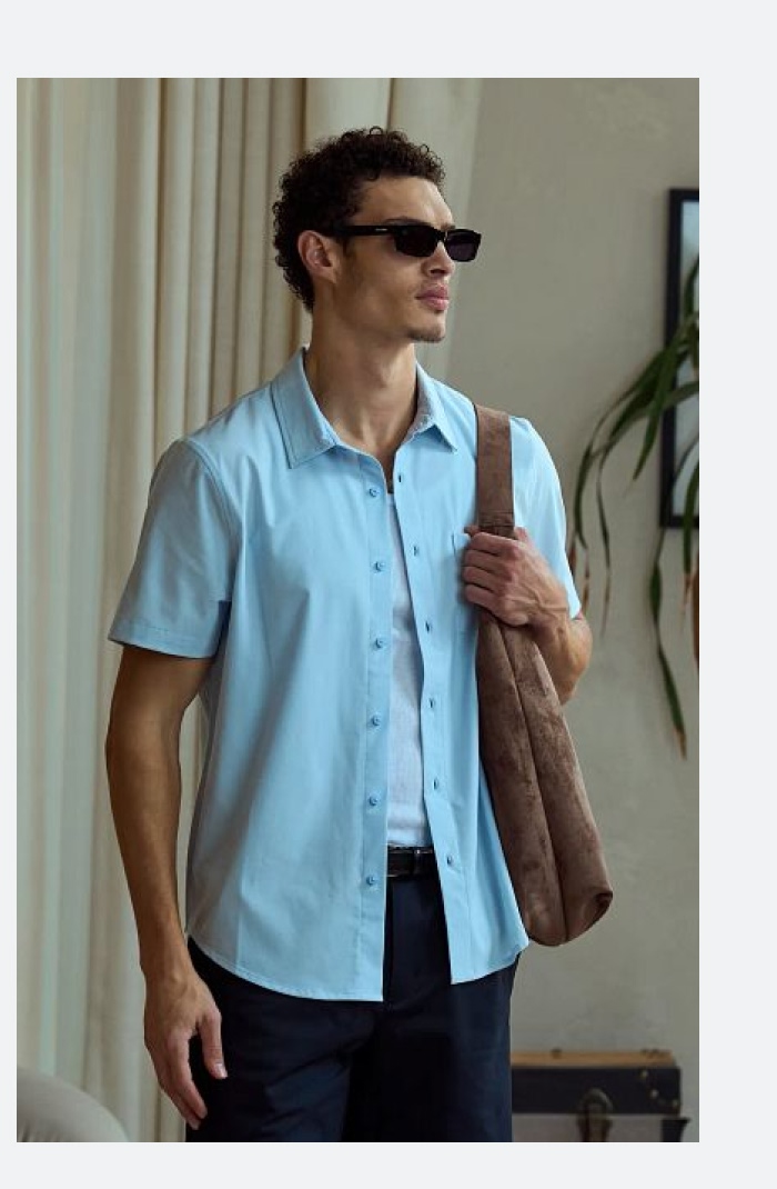 SoHo Button Up - Oxford Blue