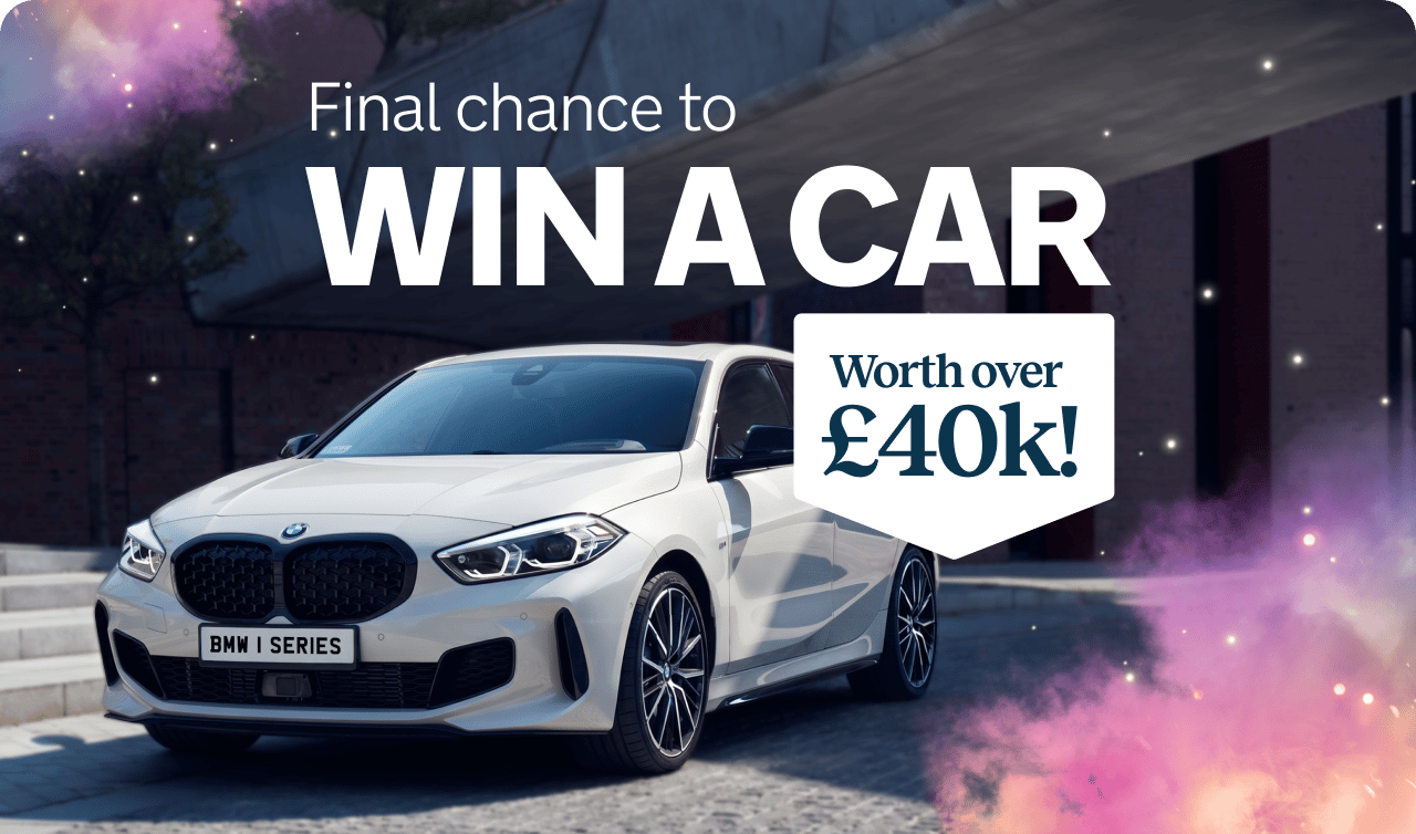 Final chance to win a car worth over £40K