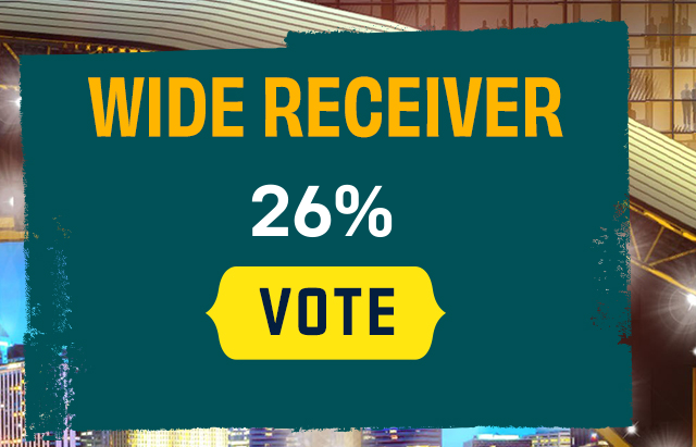 Wide Receiver. Vote.