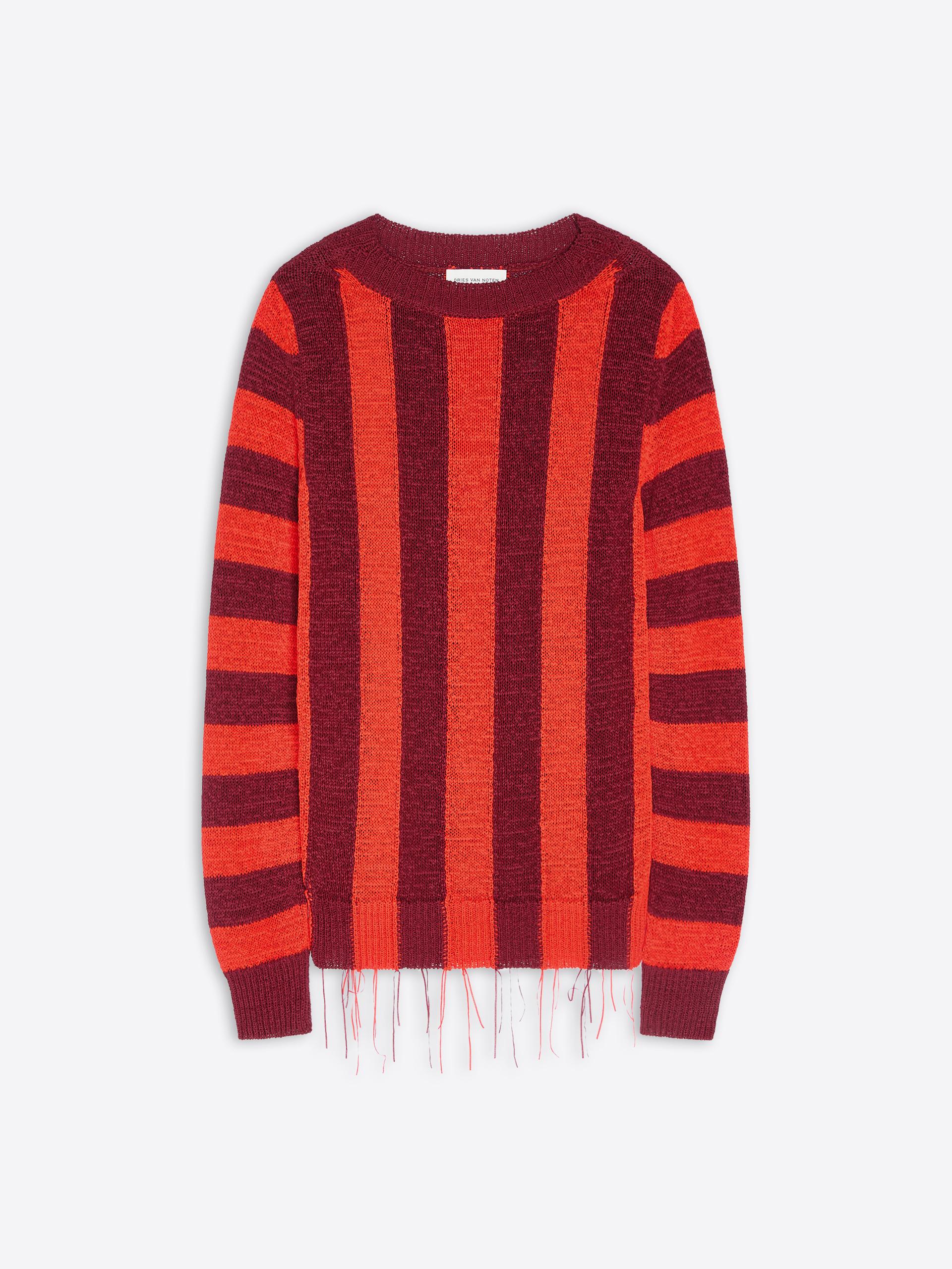 Intarsia knit sweater - Dries Van Noten