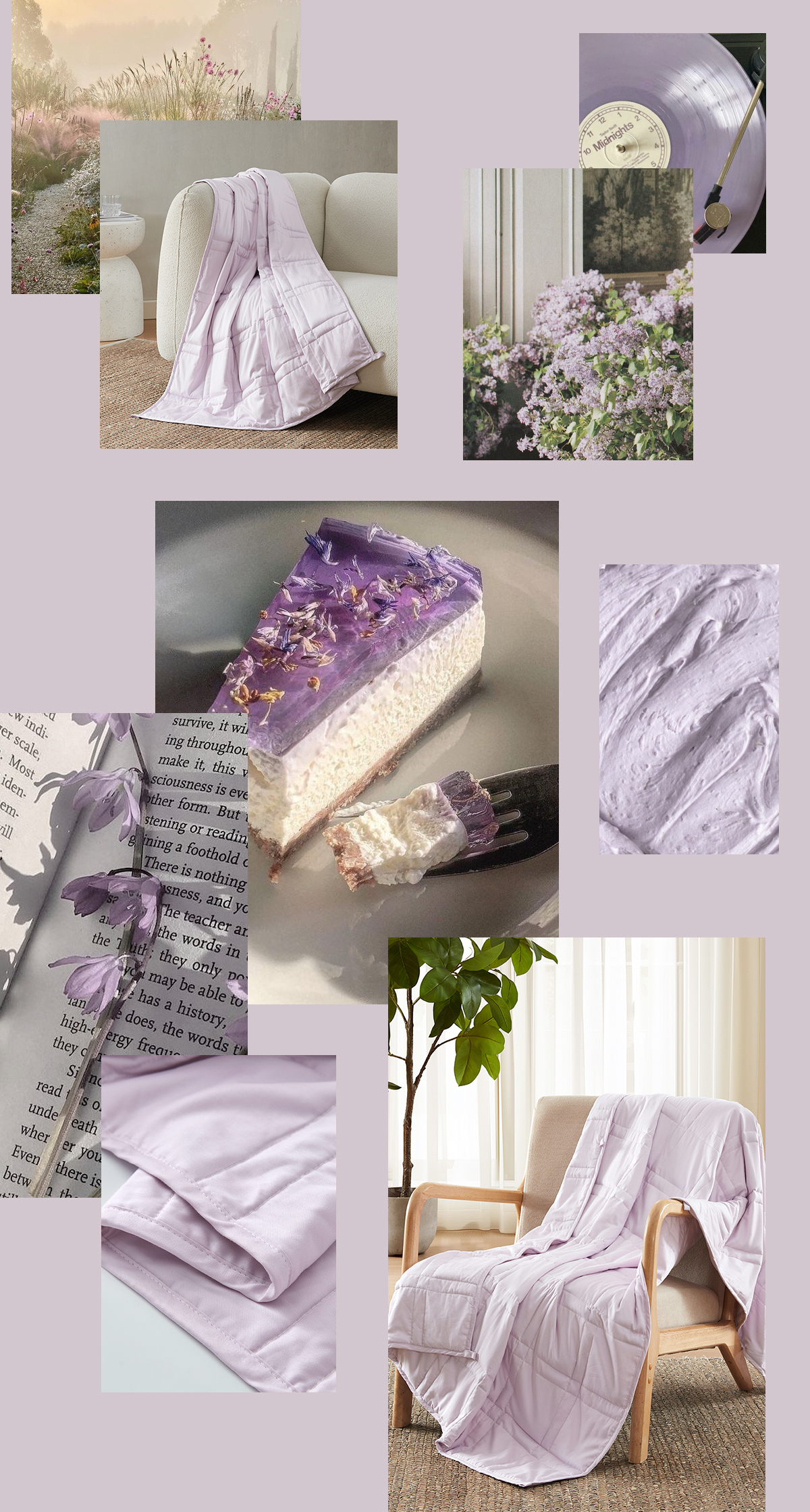 Weighted Blanket in Lavender