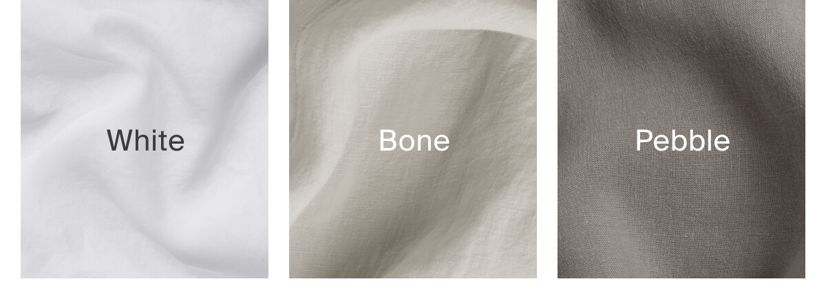 shop white, bone, pebble