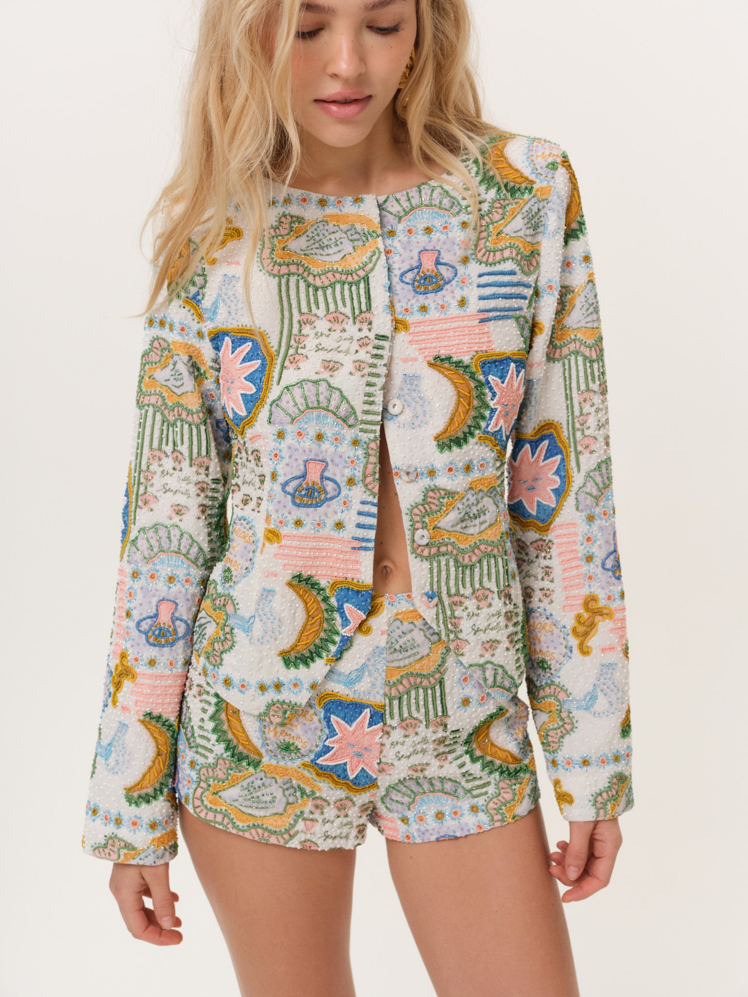 Image of Tide Pool Beaded Jacket