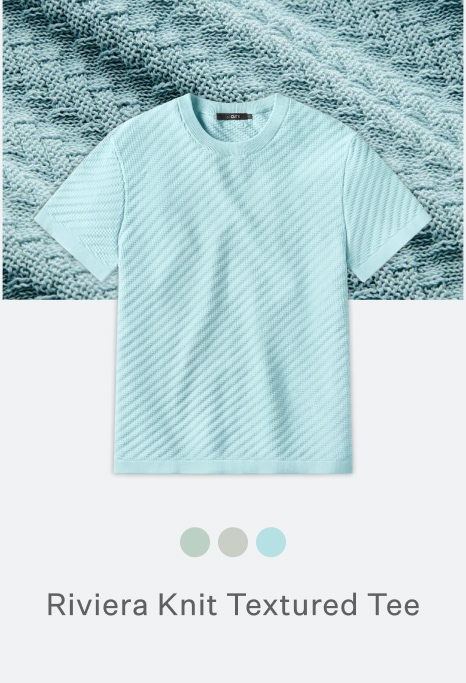 Riviera Knit Textured Tee