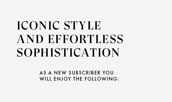 Iconic Style and Effortless Sophistication