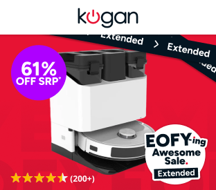 Kogan SmarterHome™ LX20 Pro Ultra Robot Vacuum and Mop with Self-Cleaning and Drying Product Image