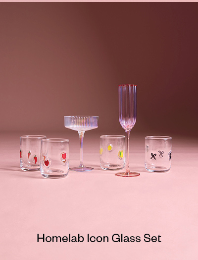 Homelab Lemon Icon Glass Set