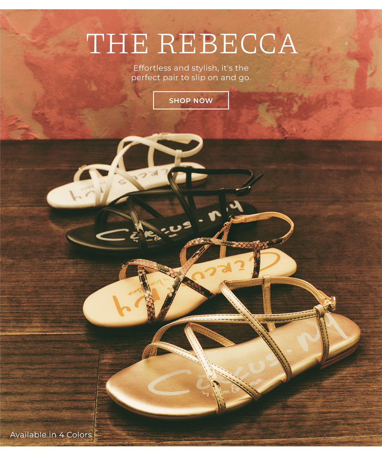 The Rebecca | Effortless and stylish, it's the perfect pair to slip on and go | Shop Now
