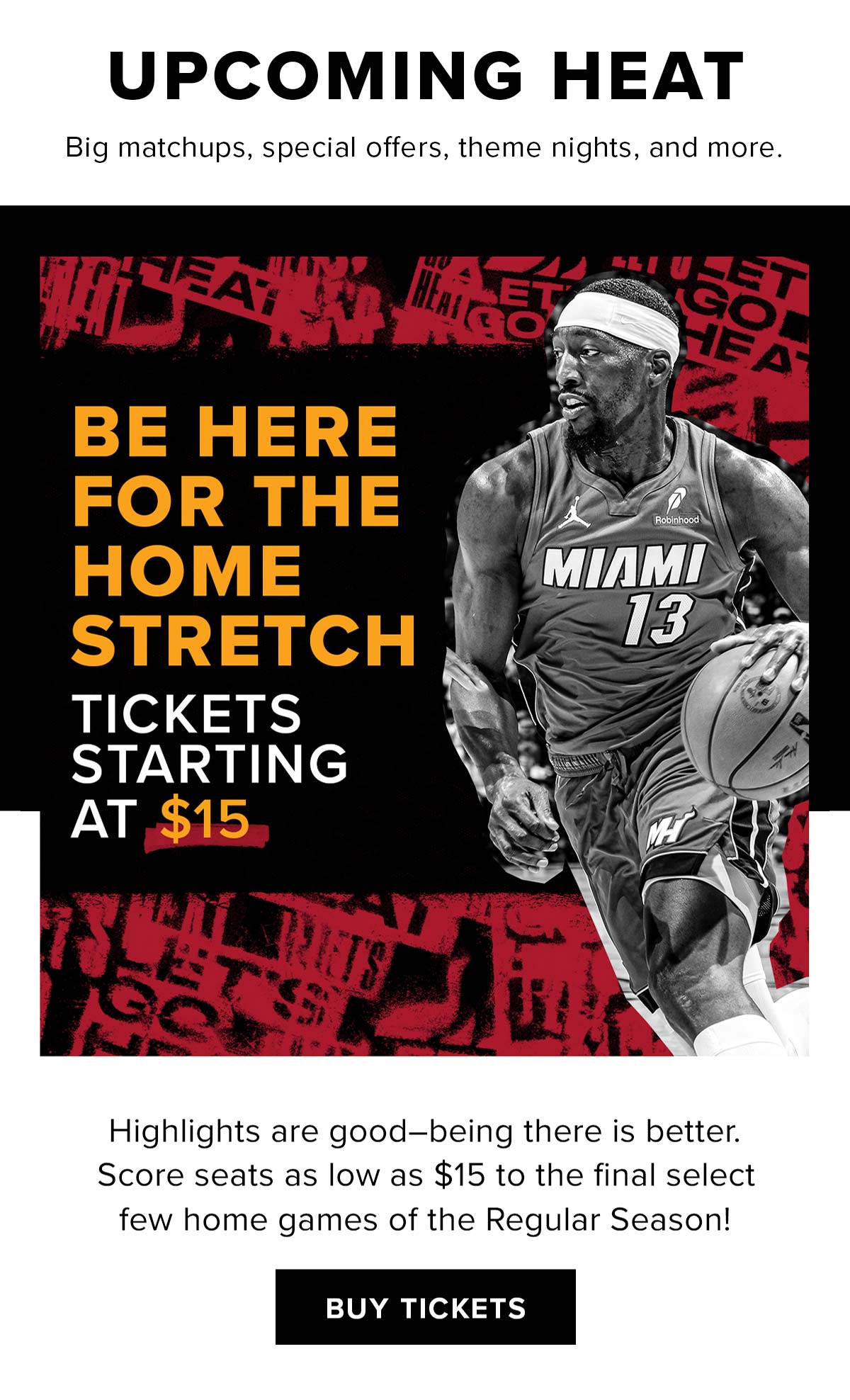 Tickets starting at $15 | Get Offer