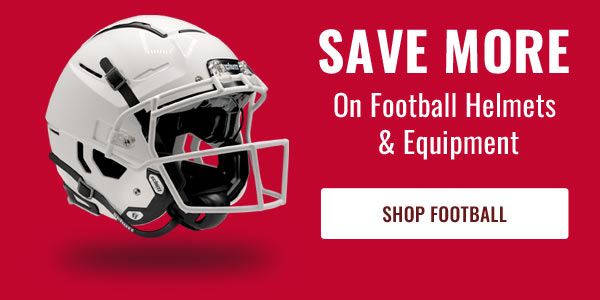 Save More on Football Helmets & Equipment