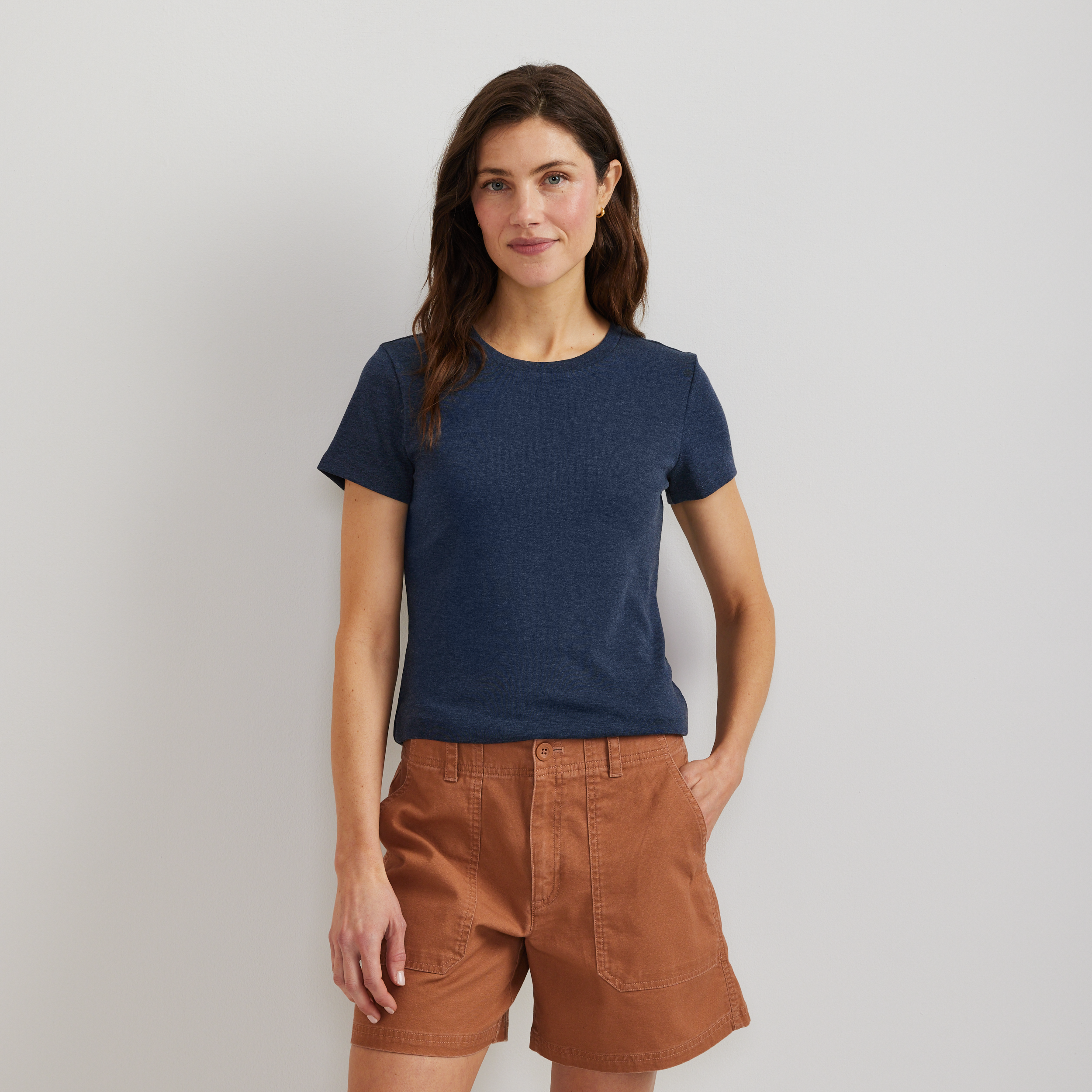 Image of Women's Everyday Short-Sleeve Crewneck T-Shirt