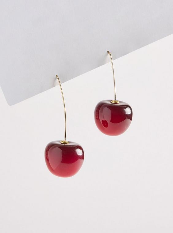 Cherry Linear Earring
