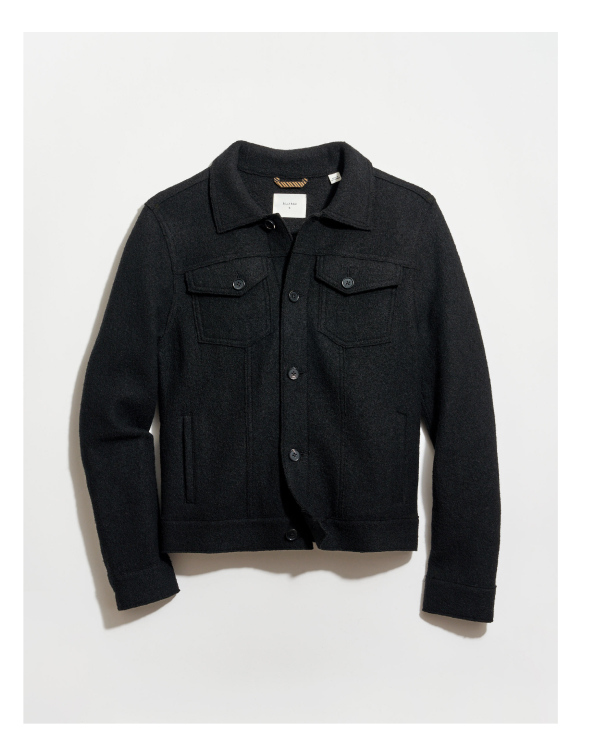 Boiled Wool Trucker Jacket
