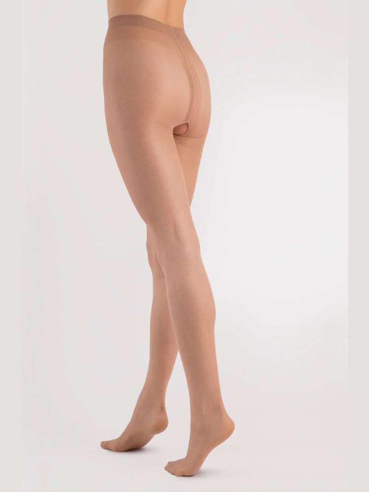 Image of Fiore Ouvert Shiny Crotchless Tights
