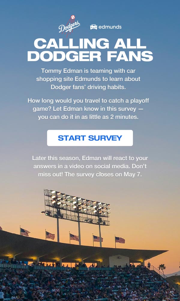 Help Edman learn Dodger fan driving habits