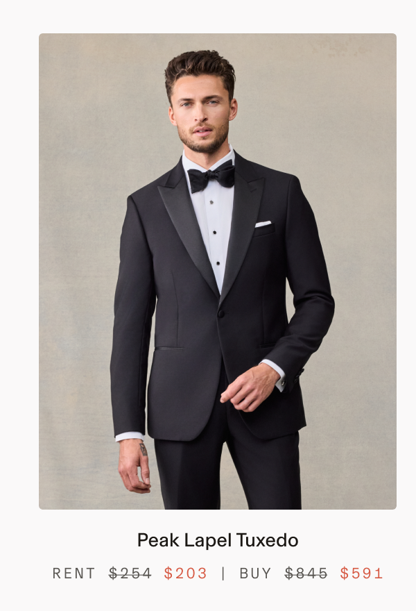 Peak Lapel Tuxedo