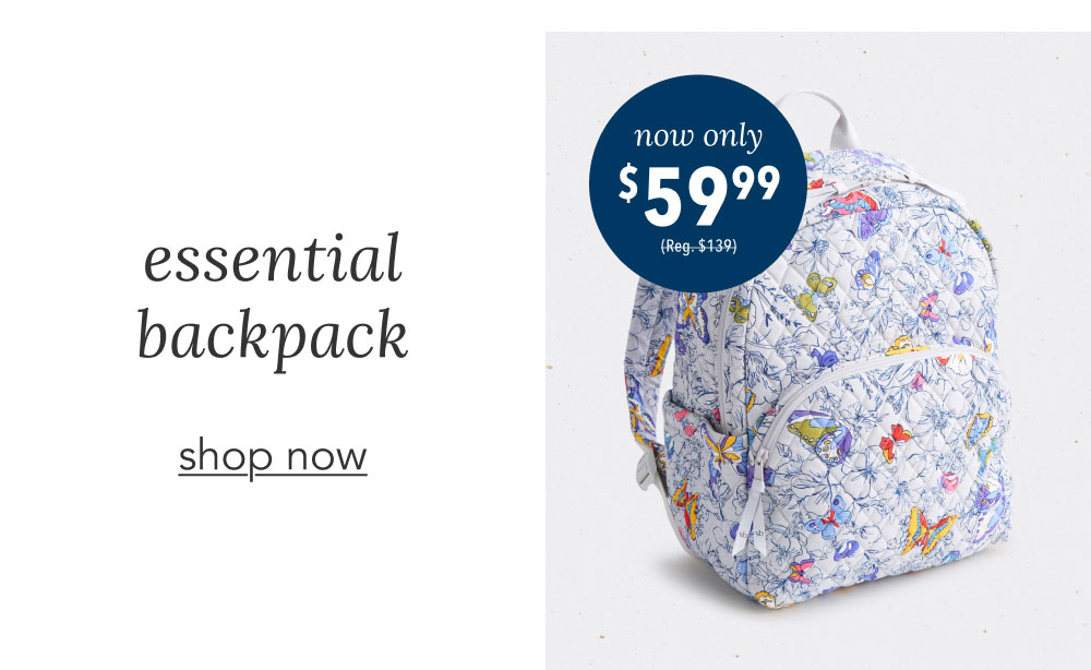 Essential Backpack Coastal Breezy Butterflies
