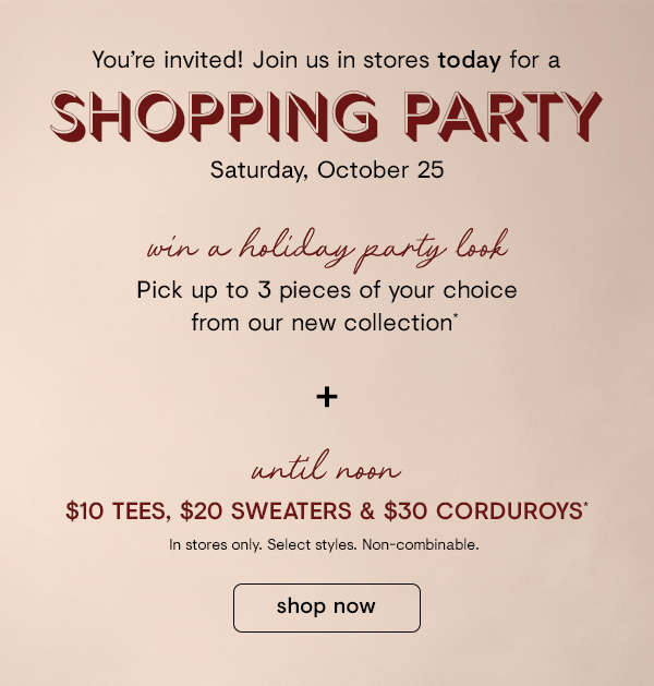 Shopping Party