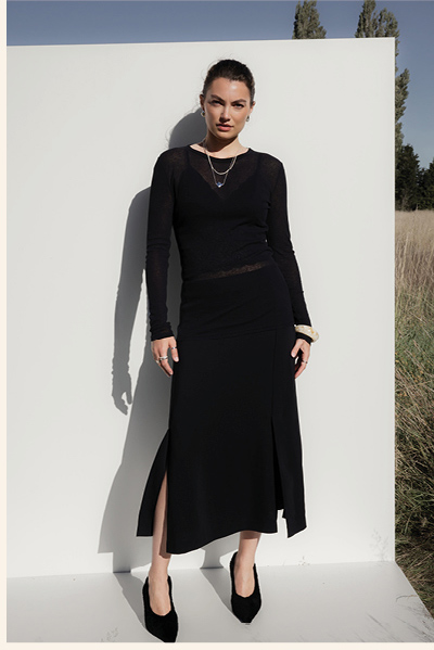 The Sheer Layering Crew Top