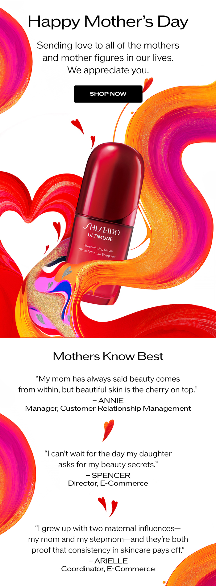 Sending love to all mothers and mother figures in our lives. We appreciate you
